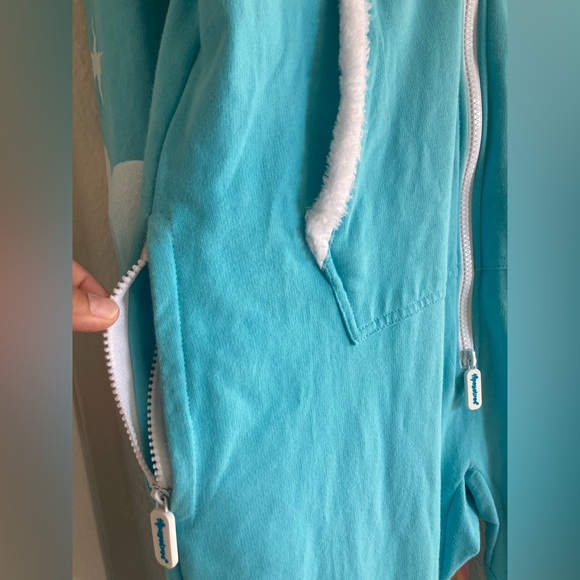 Tipsy Elves Unisex Unicorn Jumpsuit Costume Size Small, With Hoody And Pockets - Picture 5 of 15